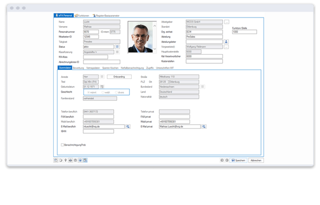 VRG-MICOS_ECM_Digitale-Personalakte_Screenshot_Mitarbeiter