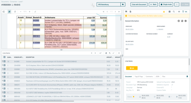 PDF2EDI Oberfläche, mit Klick vergrößern VRG-PDF2EDI-Oberflaeche__1_